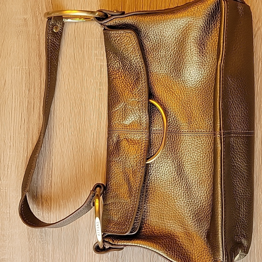 Alfani Gold Foldover Purse